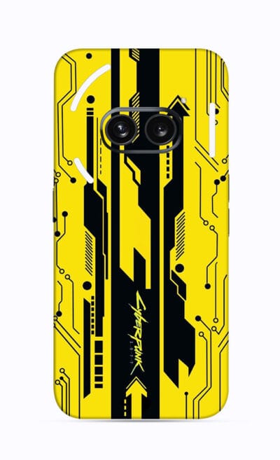 Nothing Phone 2a-  Dark Yellow Cyber Mobile Skin