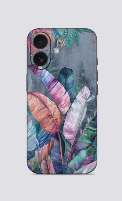 iPhone 16-  Colorful-Leaf Mobile Skin