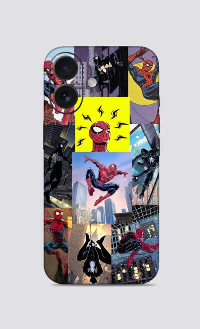 iPhone 16- Spider Comic  Mobile Skin
